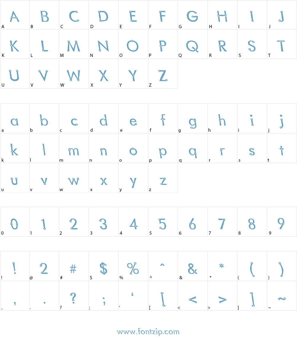 Blacksmith Delight Font Character